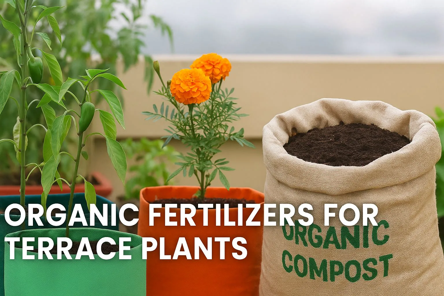Organic Fertilizers for Terrace Plants - Urban Plant